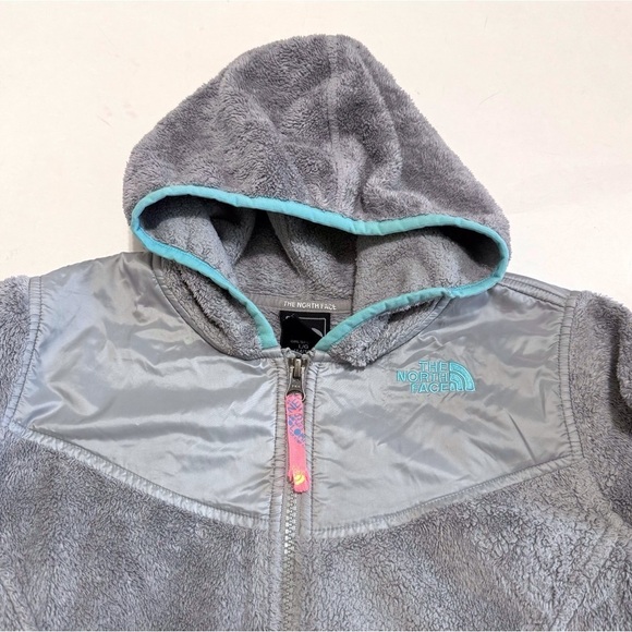 The North Face Fleece Oso Hooded Jacket Size Large 14/16 - Picture 4 of 11